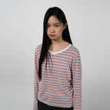  REGULAR SOFT LINE V-NECK TEE (WHITE)
