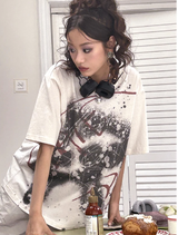 Chemical Girls Printed round-neck loose short-sleeved T-shirt