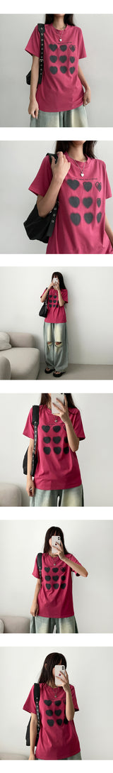 モリハート半袖Tシャツ