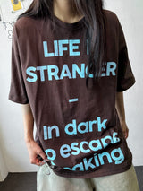 オディレターグラフィックオーバーサイズTシャツ 4カラー