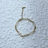 Antique Gold Geometric Bracelet