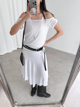 orbit off halter dress set (4color)