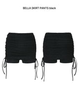 ベラスカートパンツ black