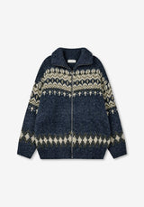 NE High Neck Nordic Zip-up