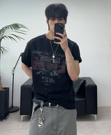 ハウウッド ヴィンテージ スプラッター ショートスリーブTシャツ