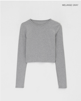 [MADE] KINNY SET - Layered Crop Long Sleeve T-shirt