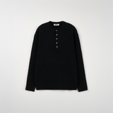 Stoic Henley-Neck Wool Knit (4 Colors)