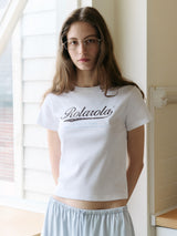 VINTAGE CRACK LOGO T-SHIRT WHITE