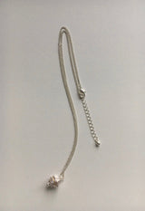 Matt conch symbol long necklace