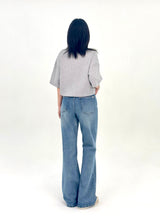 3RD REORDER PANEL FLARE JEANS code 25100