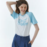 RVSラグランTシャツ スカイブルー