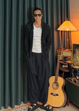 [ VIR Style Original ] China Collar Pleated Jacket 2COLOR
