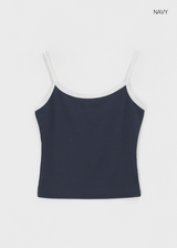 [MADE] Ballbell Color Combination Ringer Sleeveless