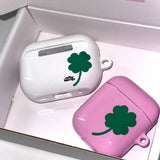 [made] クローバー AirPods ケース ピンク(glossy hard)
