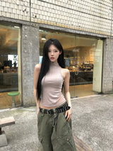 ジップアップノースリーブ