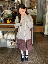ラネヒシャーリングリボン長袖Tシャツ