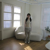 Shirred Skirt Pants