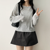 Lipo Pintuck Belt Set Banding Miniskirt