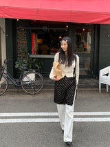 [MADE] Harmo layered knit skirt
