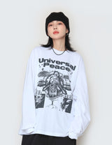 ユニバーサルピース長袖Tシャツ