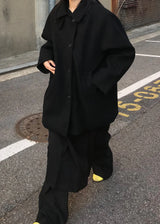【limited price】HIGHNECK HALF COAT 