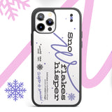 【MADE】Snow epoxy phone case(2 colors)