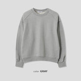 [HFORUS MADE]レイヤーショルダースウェットシャツ イン レッド