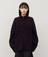 Meen Knitted Zip Up