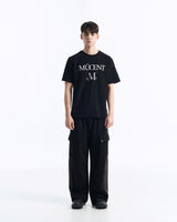 BASIC LOGO HALF T (Black, White) 