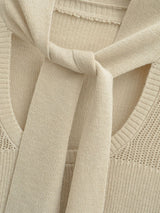 Selene Sheer Rib Scarf Knit
