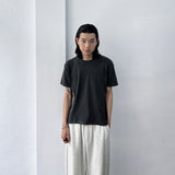 Structured Textured Cropped Tee