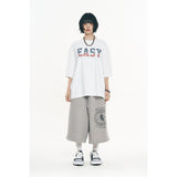 Big Emblem Bermuda Sweatpants - Grey
