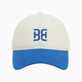 BASIC LOGO BALL CAP - BLUE/IVORY