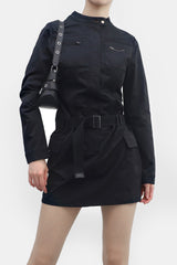 Raan Pocket Mini Dress (belt Set)
