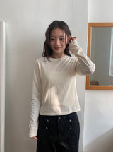 ポーツスパンラウンドロングスリーブT