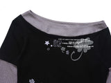 クローバーレイヤードメッシュTシャツ 233517141