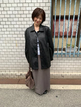 Semi long skirt