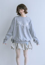 emoji ribbon sweat/絵文字リボンスウェット