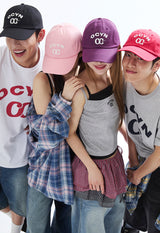 OCYN ベーシック 6パネル キャップ レッド