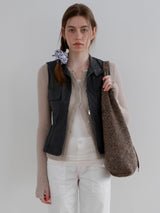 Jeanne Knit Shoulder Bag_Brown
