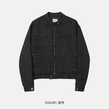 Shawn Tweed Biker Jacket (3color)