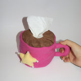 【MADE】PINK MUG COFFEE (tissue case)