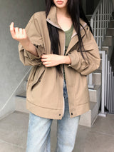 Aaron High Neck Oversized Field Jacket