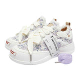 White Frayed Textured Low Top Sneakers, Unisex Lace Up Shoes