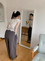 #KD Nylon Line Banding Wide Track Pants (3color)