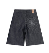 Rocky Spider Bermuda Denim Pants
