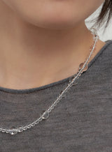 clear quartz necklace