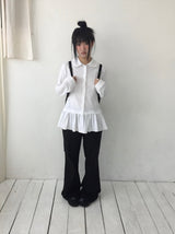 フリルレイヤードトップ