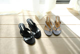 wedge flip flop shoes