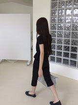 [ORIGINAL] アッパーカプリクロップドパンツ